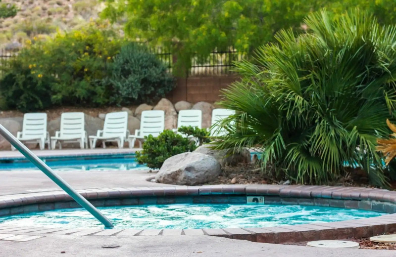 Hot tub at Coral Springs Resort.