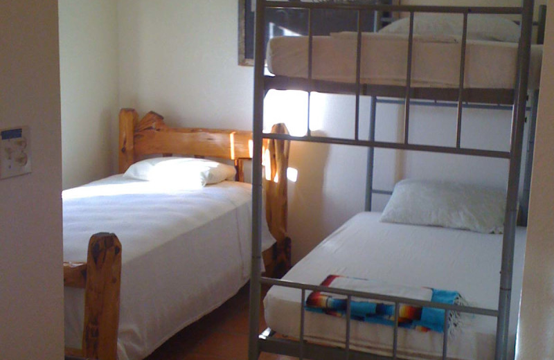 Guest room at Rancho Cortez.