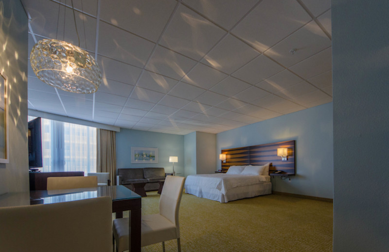 Guest room at Hotel Icona.