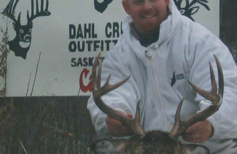 Deer hunting at Dahl Creek Outfitters.