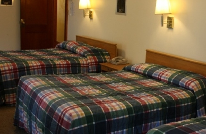 Guest room at Baumann's Brookside Summer Resort.