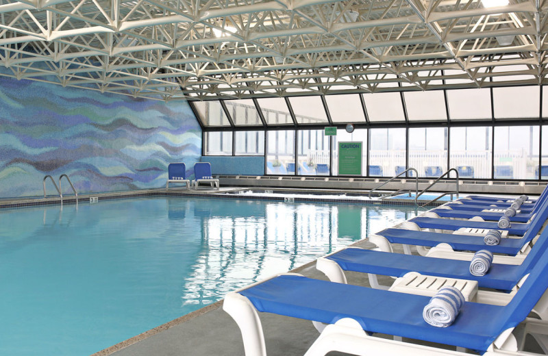 Indoor pool at Flagship Resort.