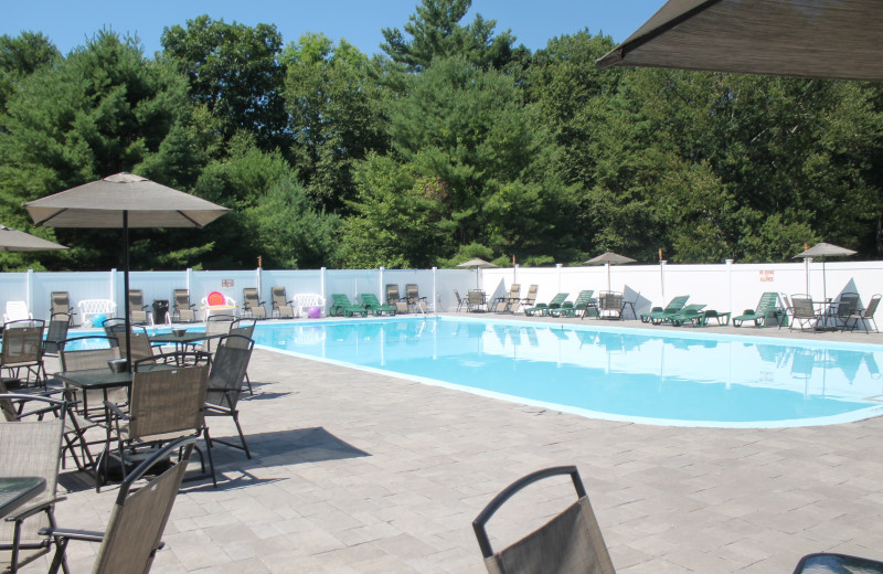 Outdoor pool at Catskill Mountains Resort.