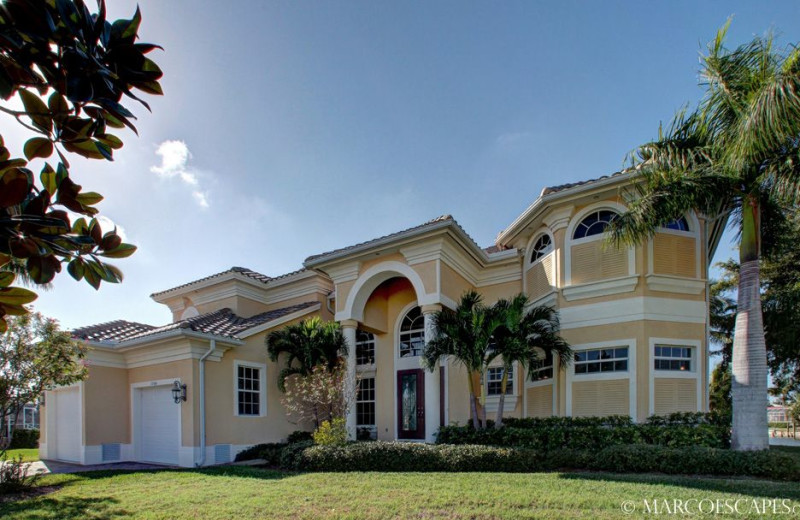Rental exterior at Marco Escapes.