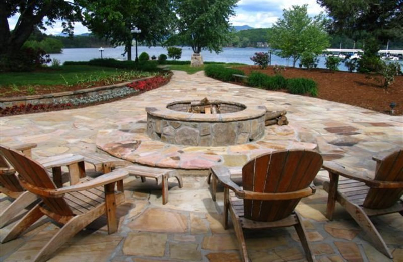 Fire pit at The Ridges Resort & Club Lake Chatuge.