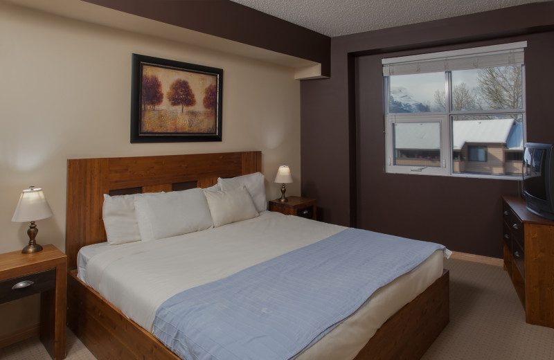 Guest bedroom at Paradise Resort Club.