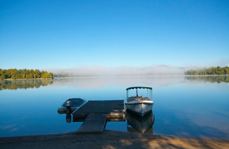 Lake view at Sir Sam's Inn and WaterSpa.
