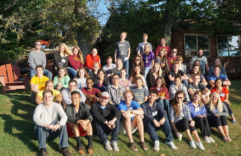 Group at Ruttger's Bay Lake Lodge.