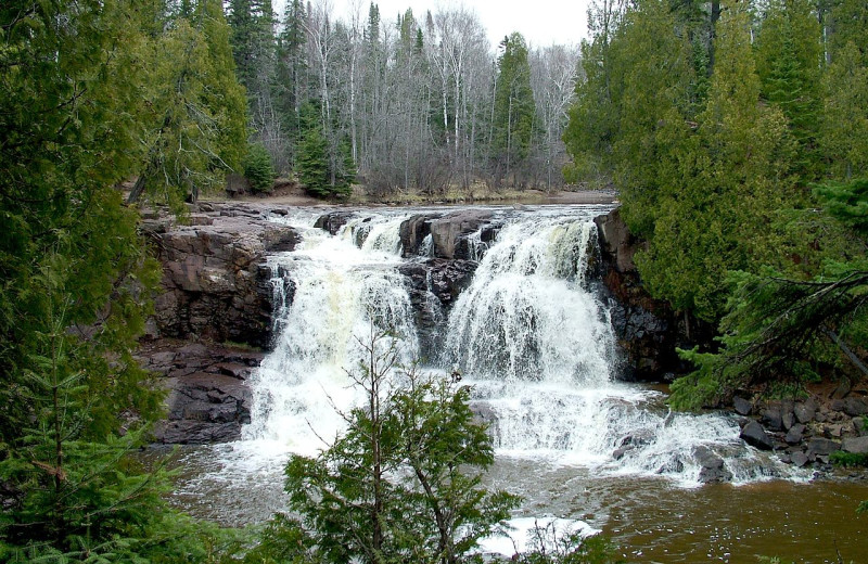 Gooseberry Falls State Park near AmericInn Lodge & Suites Two Harbors.