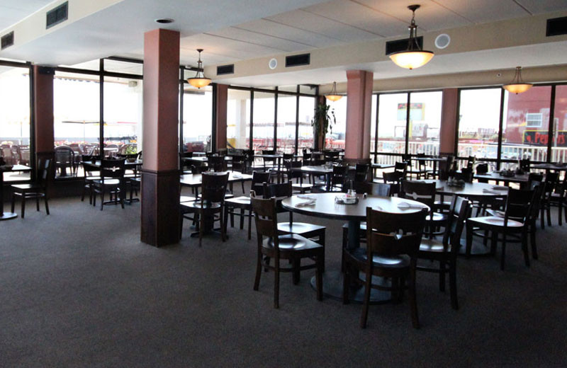 The Oceanview Grill at Quality Inn Boardwalk Ocean City.