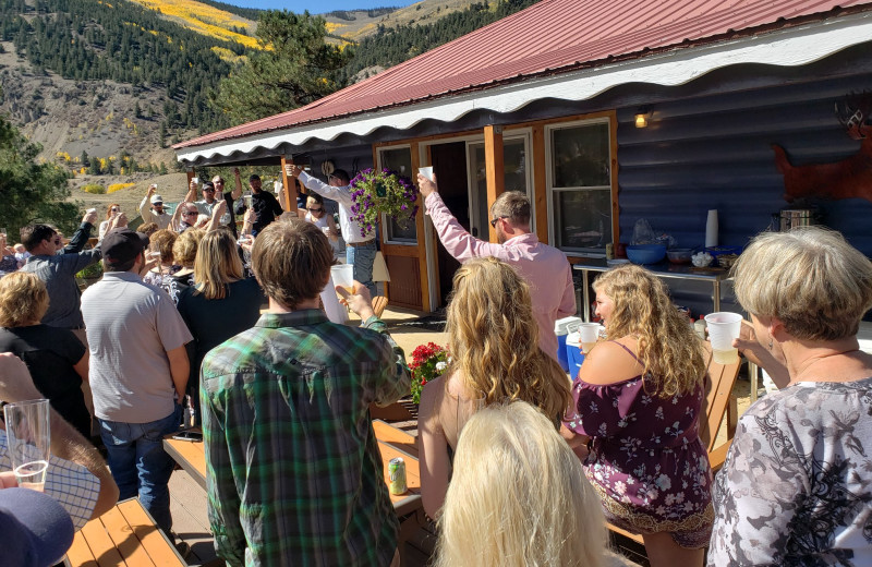 Groups at The North Face Lodge.