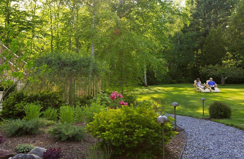 Garden at The Inn at Sunrise Point.