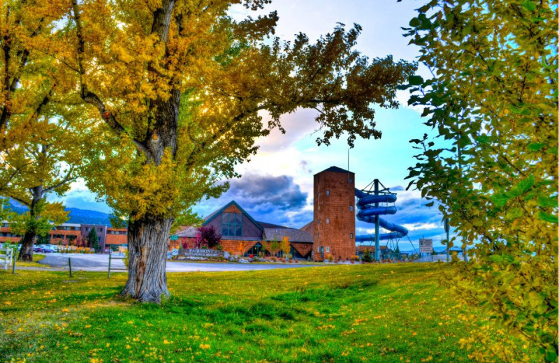 Exterior view of Fairmont Hot Springs Resort.