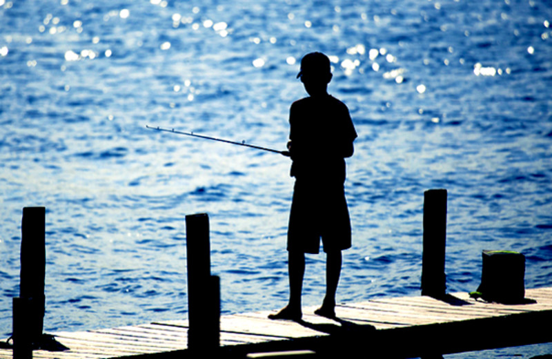 Fishing at Cragun's Resort and Hotel on Gull Lake.