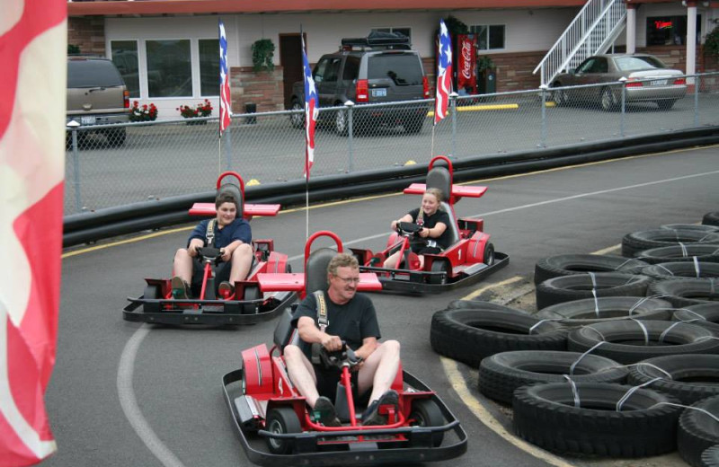 Race track at Breakers Boutique Inn.