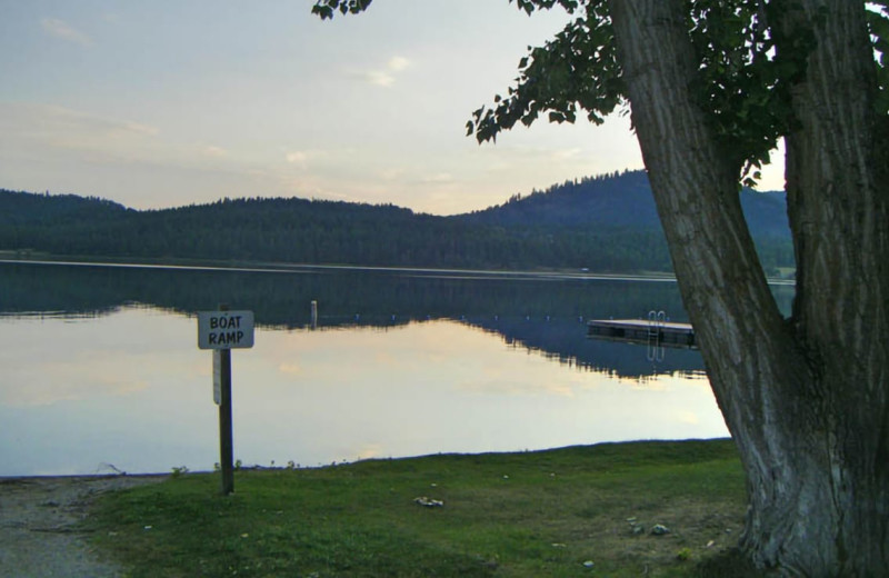 Lake view at Silver Beach Resort.
