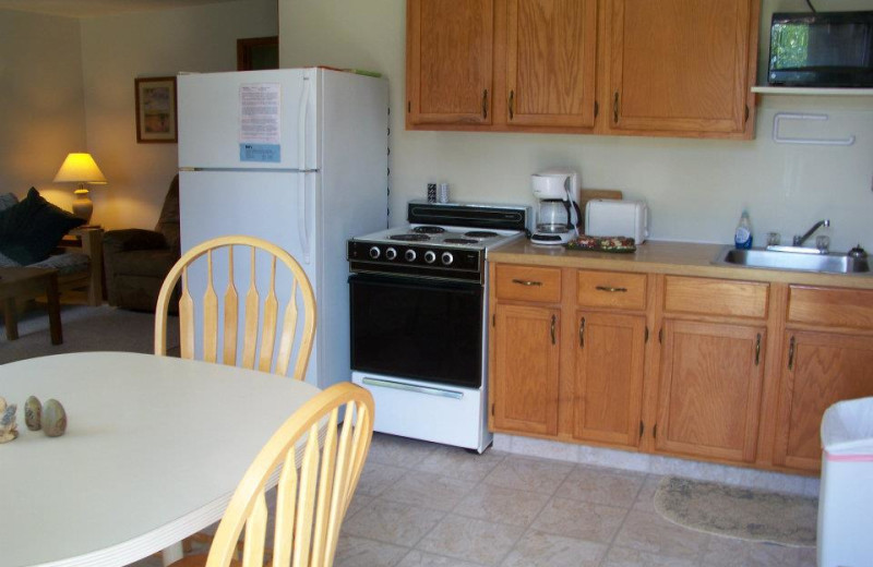 Cottage Interior at Ridgecrest Resort 