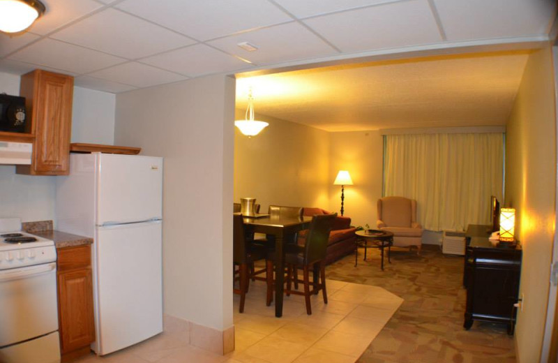 Kitchen suite at Ambers Resort and Conference Center.