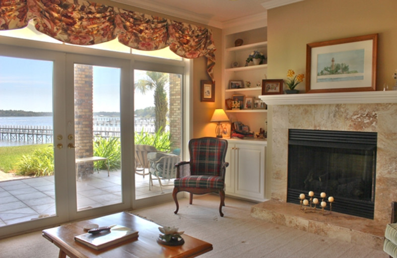 Villa living room at The Villas of Amelia Island Plantation.