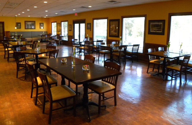 Dining room at Sea Trail Resort.