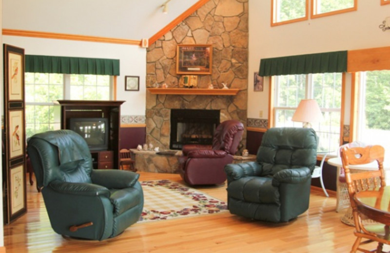 Vacation home living room at Paradise Hills Resort and Spa.