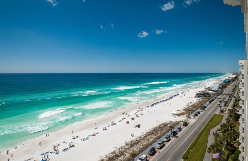 Beach view at Destin Getaways.