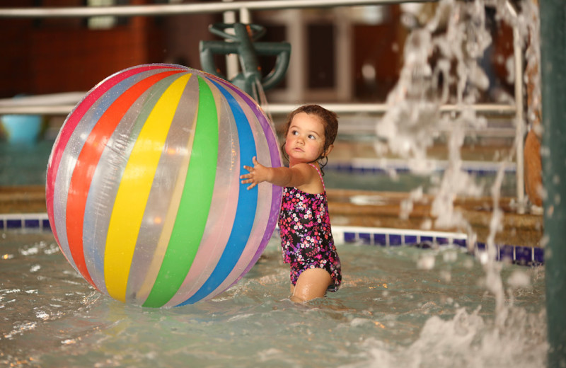 Water park at Grand View Lodge.