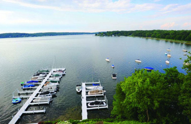 Lake view at The Geneva Inn.