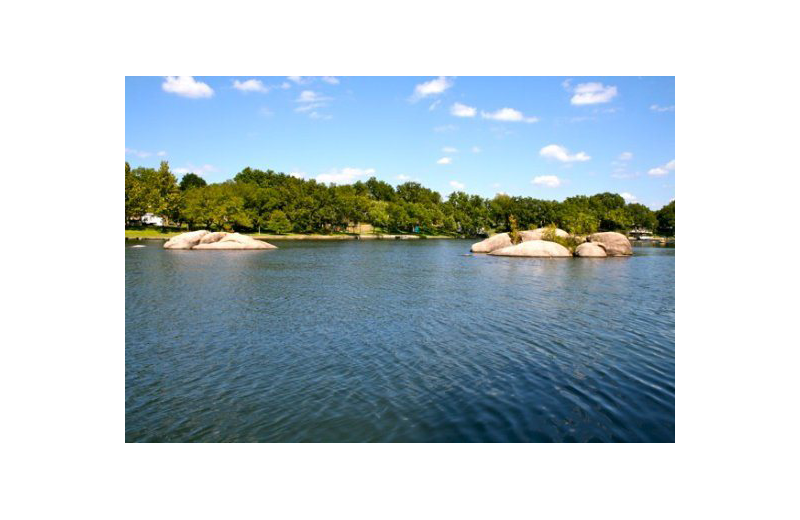 Lake view at Oak House On Lake LBJ.