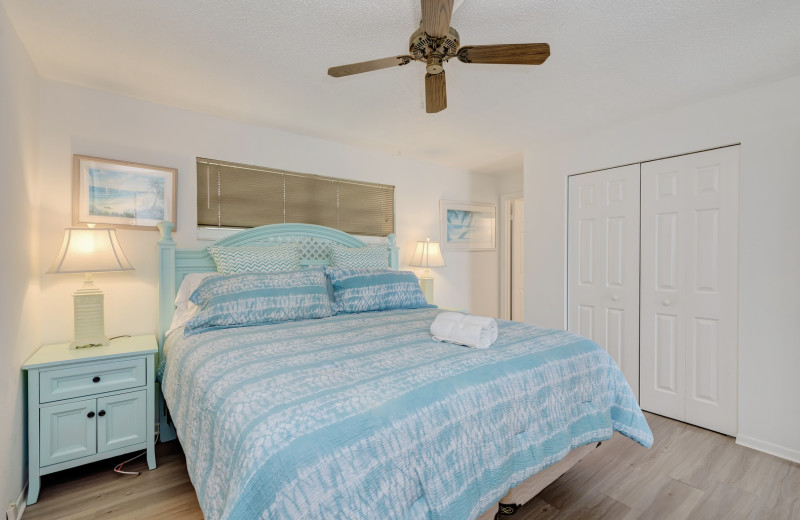 Rental bedroom at Anna Maria Island Beach Rentals, Inc.