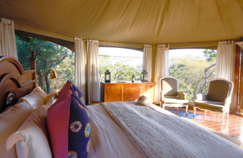 Guest room at Thanda Private Game Reserve.