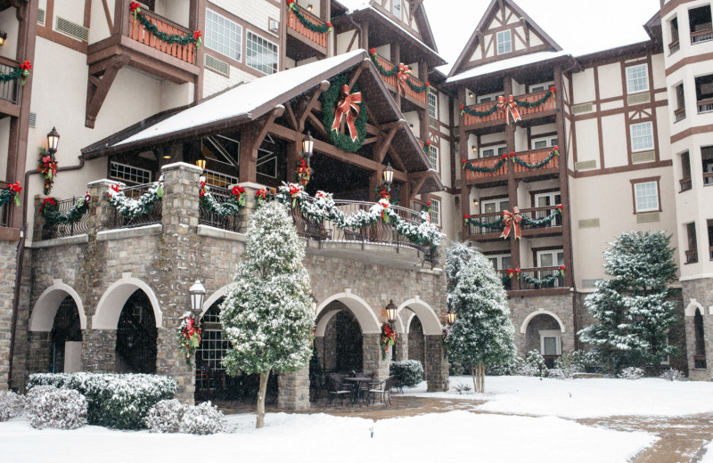 Exterior view of The Inn at Christmas Place.