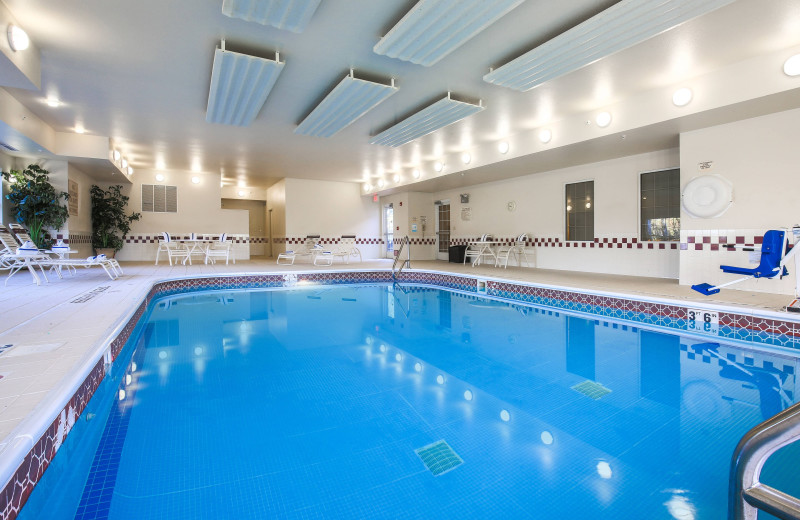 Indoor pool at Residence Inn Flint.