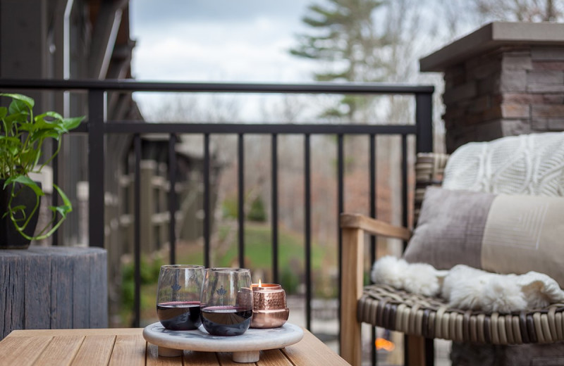 Deck at The Lodge at Woodloch.