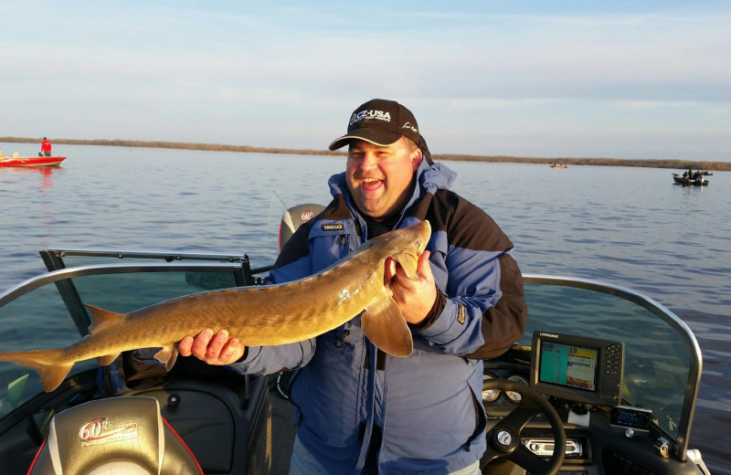 Fishing at Cyrus Resort.