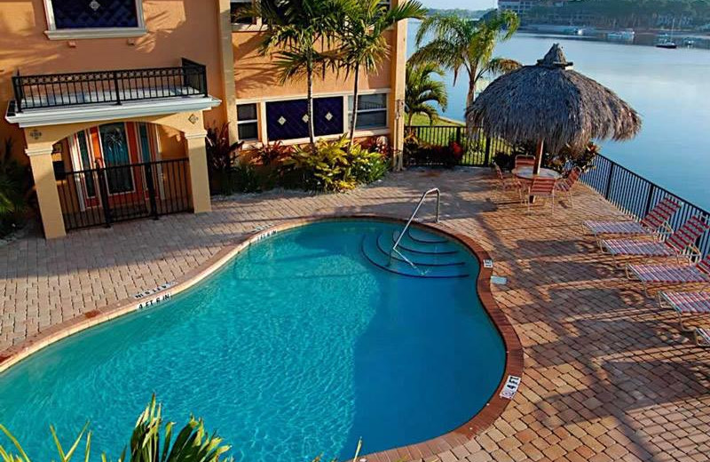 Vacation rental pool at Travel Resort Services, Inc.