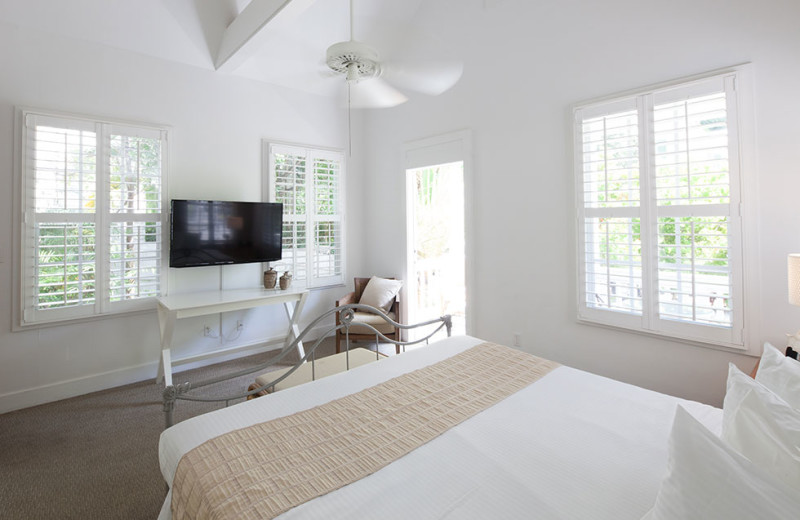 Guest room at The Paradise Inn.
