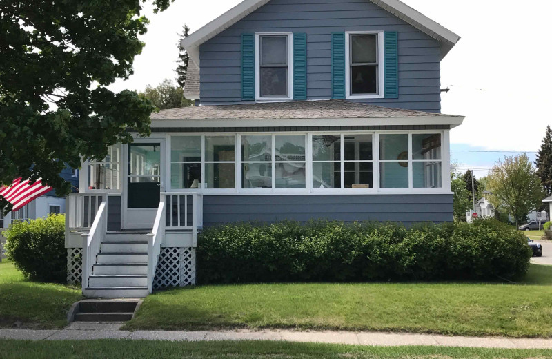 Rental exterior at By the Lake at Parkview Cottages and Rentals.