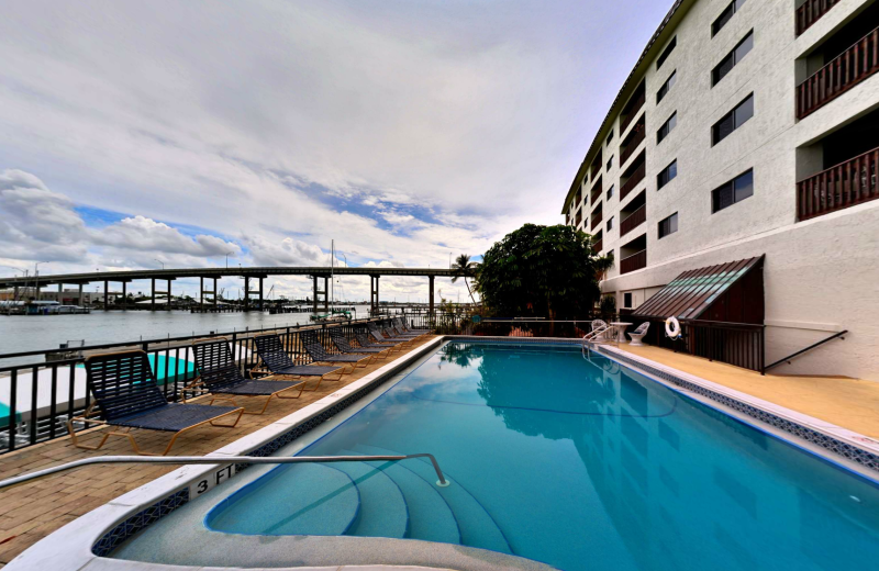 Outdoor pool at Marina Village At Snug Harbor.