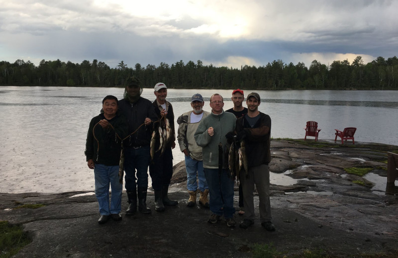 Group at Silv'ry Moon Lodge.