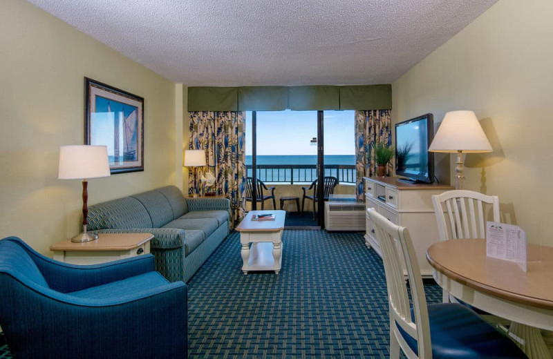 Guest room at Ocean Reef Resort.