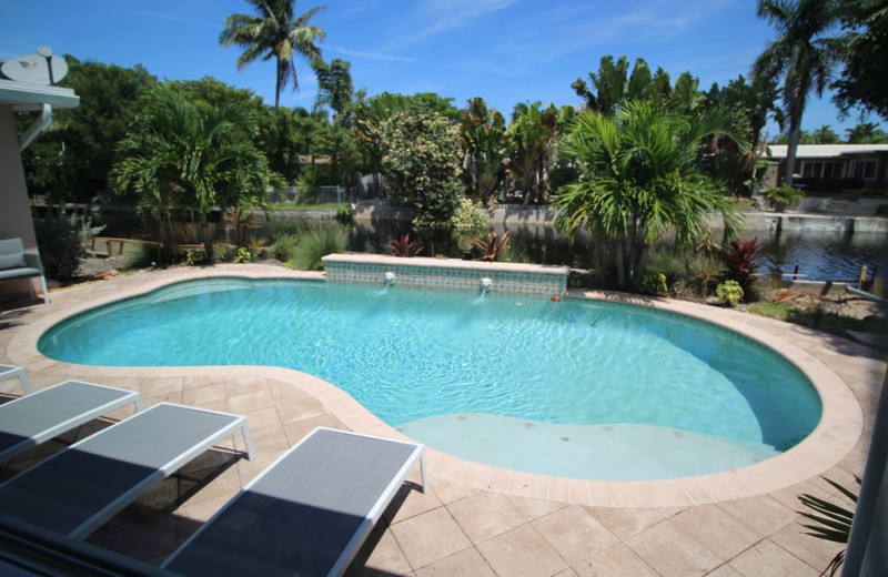 Rental pool at Walker Vacation Rentals.