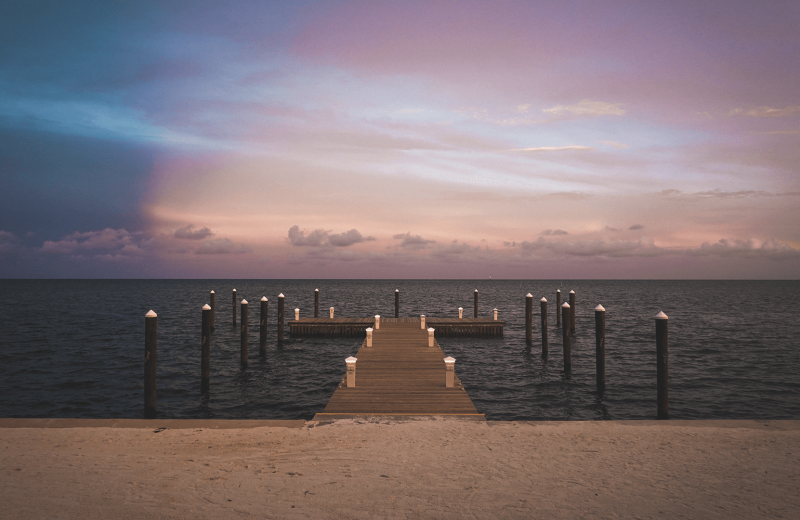 Dock at Amara Cay Resort.