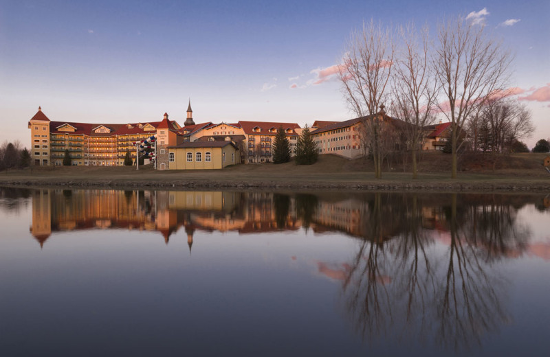 Lake at Bavarian Inn of Frankenmuth.