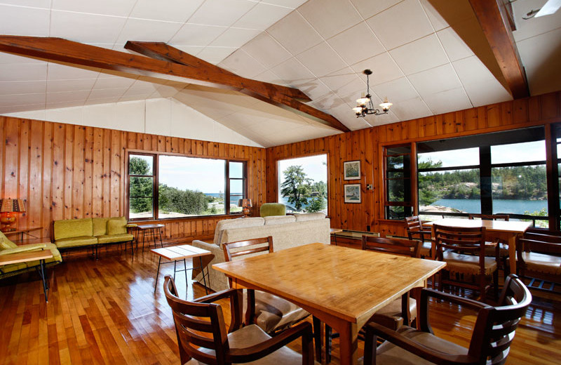 Chalet interior at Killarney Mountain Lodge.