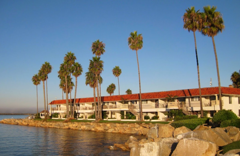 Exterior view of Oceanside Marina Suites.