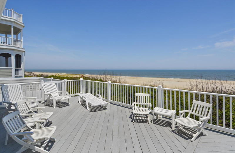 Rental deck view at Long & Foster Vacation Rentals -Bethany Beach.