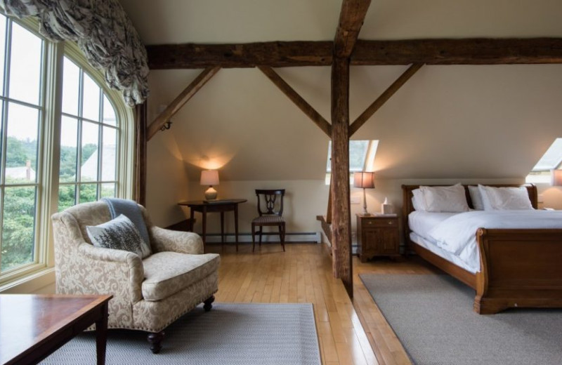 Guest room at Four Columns Inn.