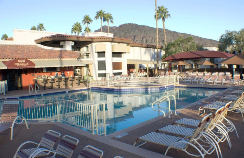 Outdoor pool at Scottsdale Camelback Resort.