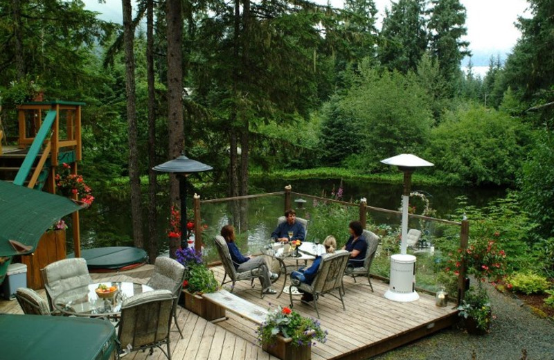 Exterior view of A Pearson's Pond Luxury Suites and Adventures.